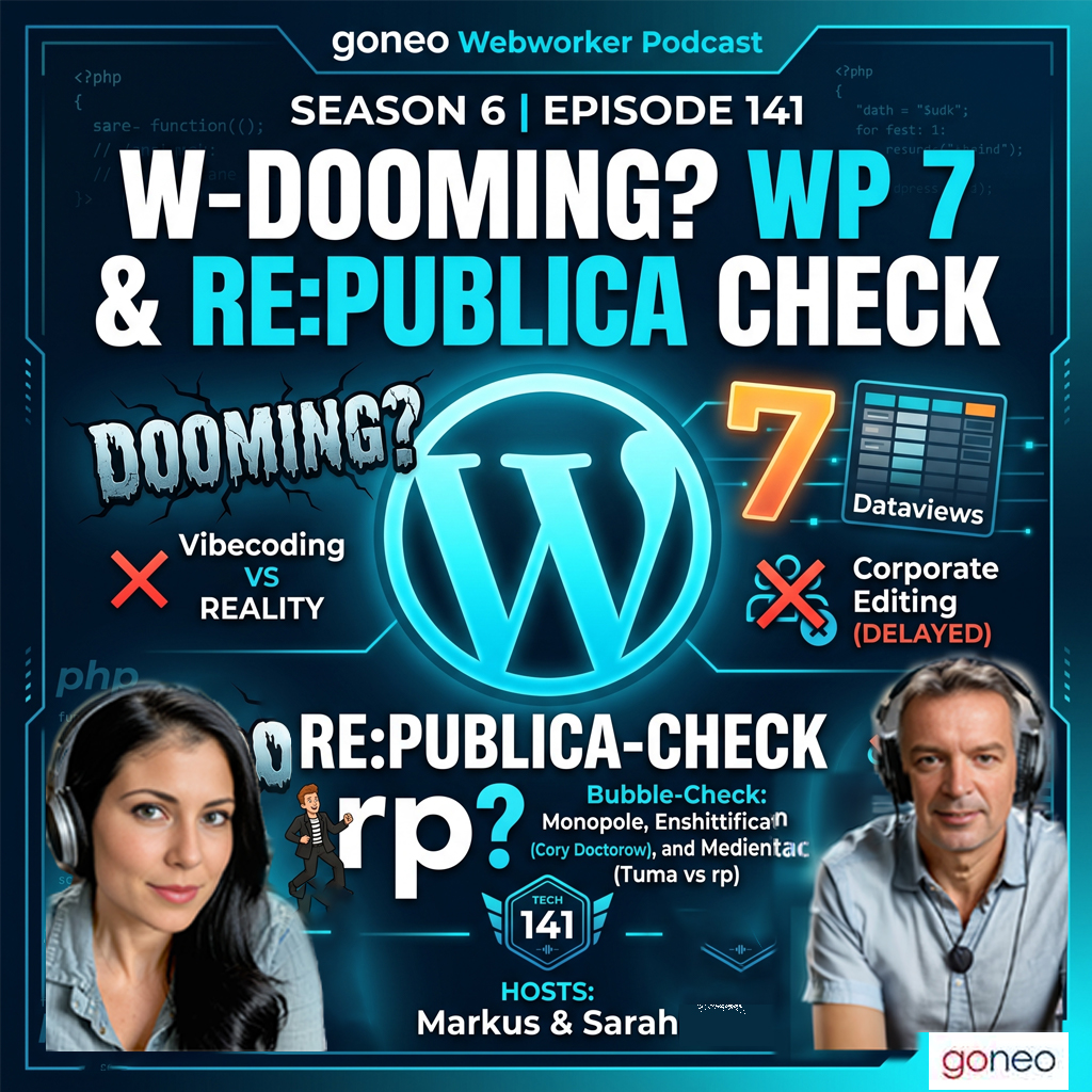 S06E02: WordPress-Dooming, Version 7 und der re:publica-Check episode artwork